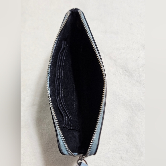 Coach #58032 Leather Wristlet-Powder Blue - Picture 4 of 7